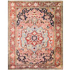 Antique Serapi Carpet