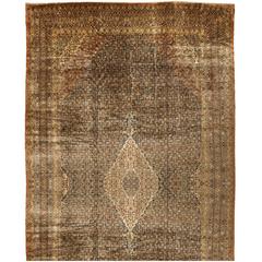 Antique Oversize Persian Bibikabad Carpet