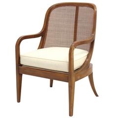 New Upholstery Barrel Back Lounge Chair