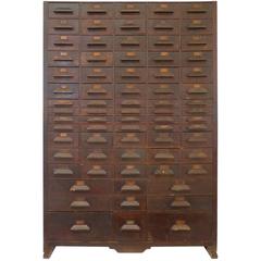 Monumental Wood Multi-Drawer Cabinet 1
