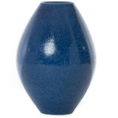 Modernist Cobalt Egg Vase 8