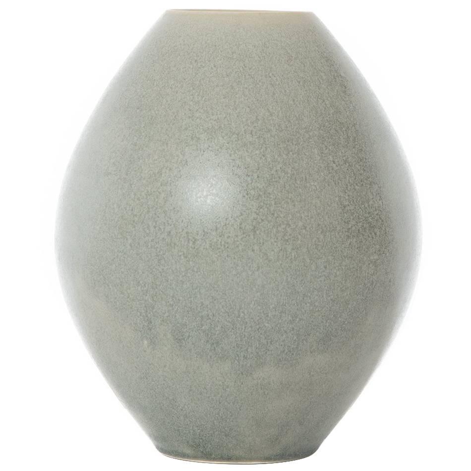 Small Dove Grey Egg Vase