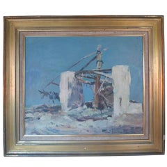 Used René Zimmermann Landscape Painting