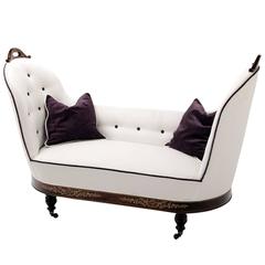 Napoleon III Double Ended Settee, France 19th Century 8