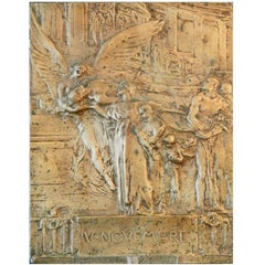 "November 4th, " Powerful and Poignant World War I Memorial, Sculptural Bronze