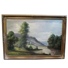 Landscape by River, Oil on Canvas 2