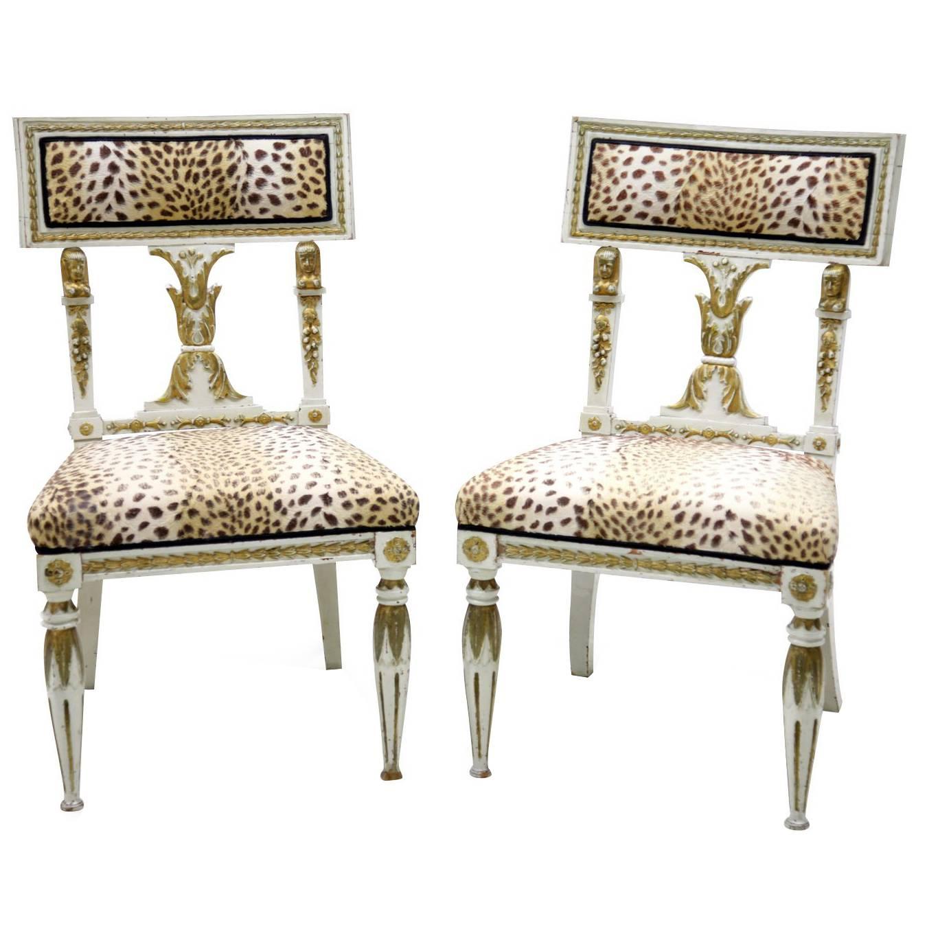 Dining Room Chairs in Gustavian Style, Second Half of the 19th Century