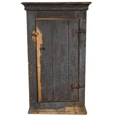 Primitive Swedish Cabinet in Original Paint Primitive Swedish Cabinet in Original Paint
