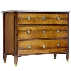 19th Century Mahogany Directoire Commode Chest of Drawers