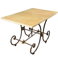 Antique French 19th Century Butcher Table