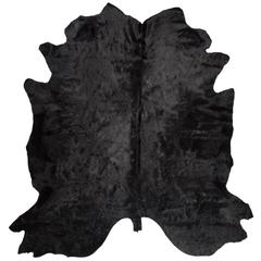 Black Cowhide Rug 2
