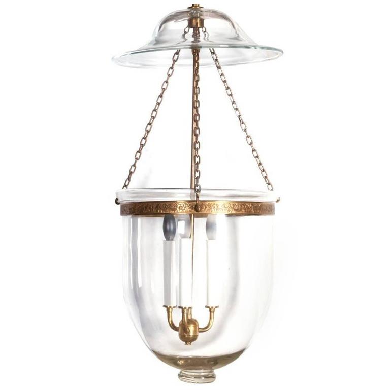 Vintage Bell Jar Hanging Lantern Vintage Bell Jar Hanging Lantern
