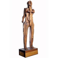 Cubist Wood Sculpture