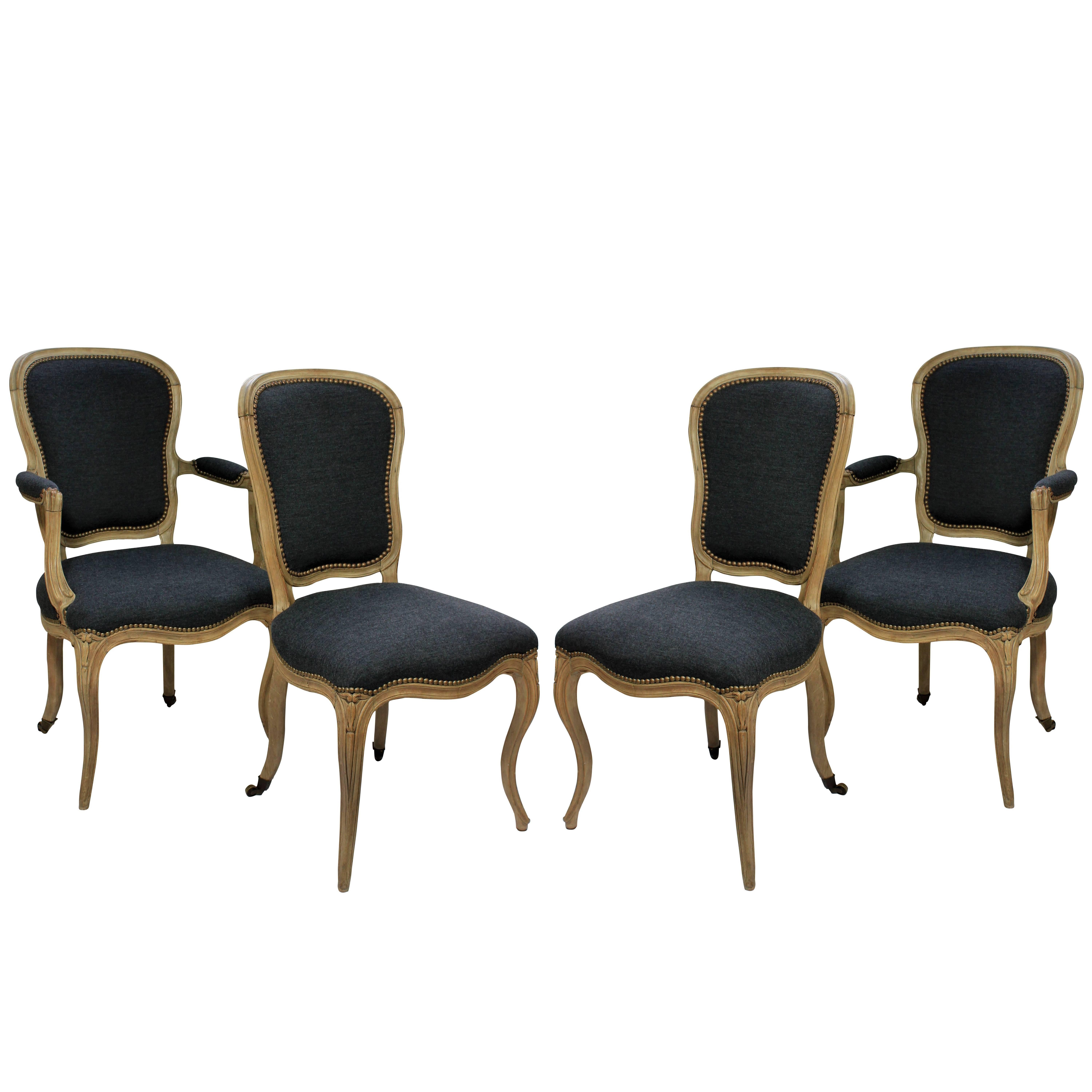 Four French Dining Chairs