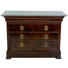 Charles X Mahogany Commode