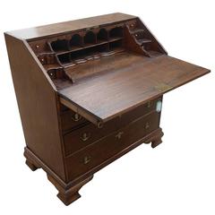 Remarkable Antique George III Oak Bureau