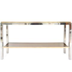 Willy Rizzo Signed Console Table