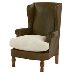 Vintage 1940s Wing Chair 12