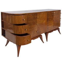 Pair of Scapinelli 1960s Dressers in Brazilian Wood