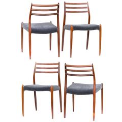 Moller Model 78 Chairs in Rosewood