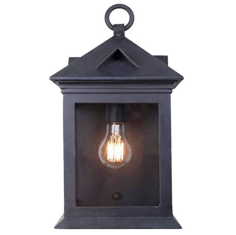 Craftsman Coastal Exterior Wrought Iron Flush Wall Mount Lantern Craftsman Coastal Exterior Wrought Iron Flush Wall Mount Lantern