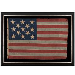 13 Large and Strikingly Visual Stars on a U.S Navy Small Boat Ensign Flag