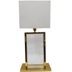 Mies Corners Table Lamp in Brass by Michael Dawkins 6