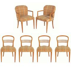 Set of Six Swedish Mid-Century Modern Dining Chairs 4
