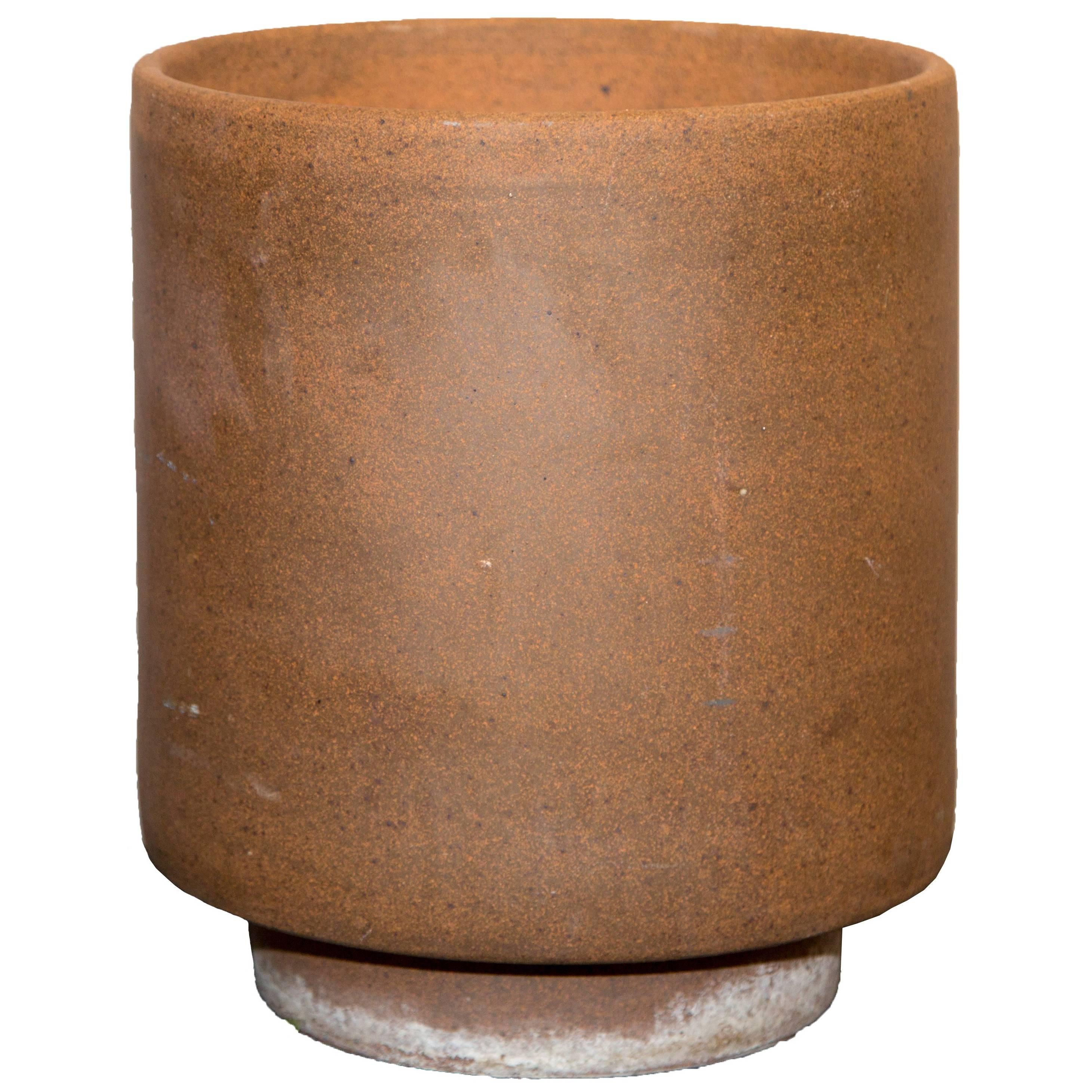 Mid-Century American Pro Artisan David Cressey Unglazed Cylinder Planter
