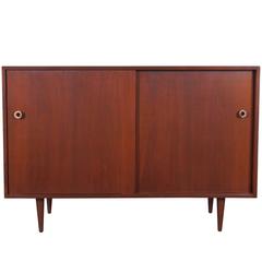 Vintage Walnut Credenza by Greta M. Grossman 3