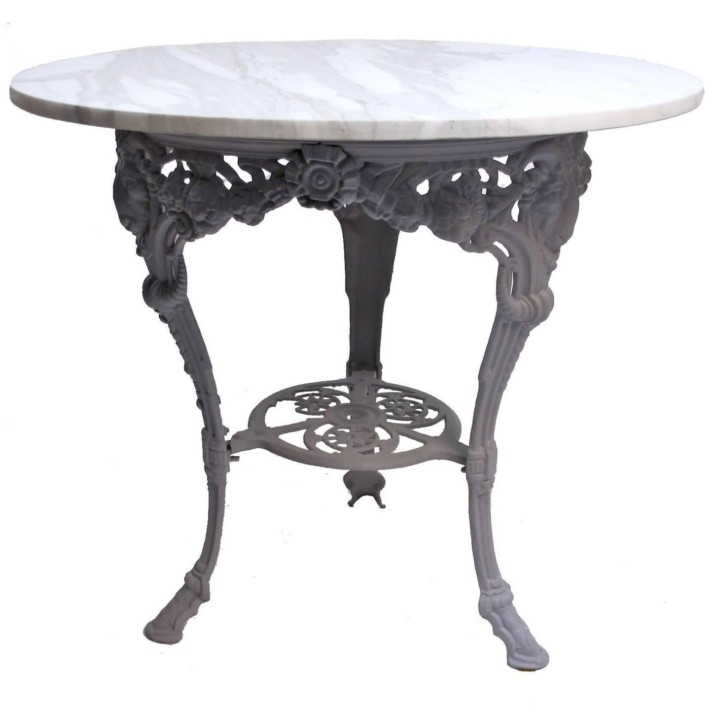 19th Century, French, Garden Cafe Table
