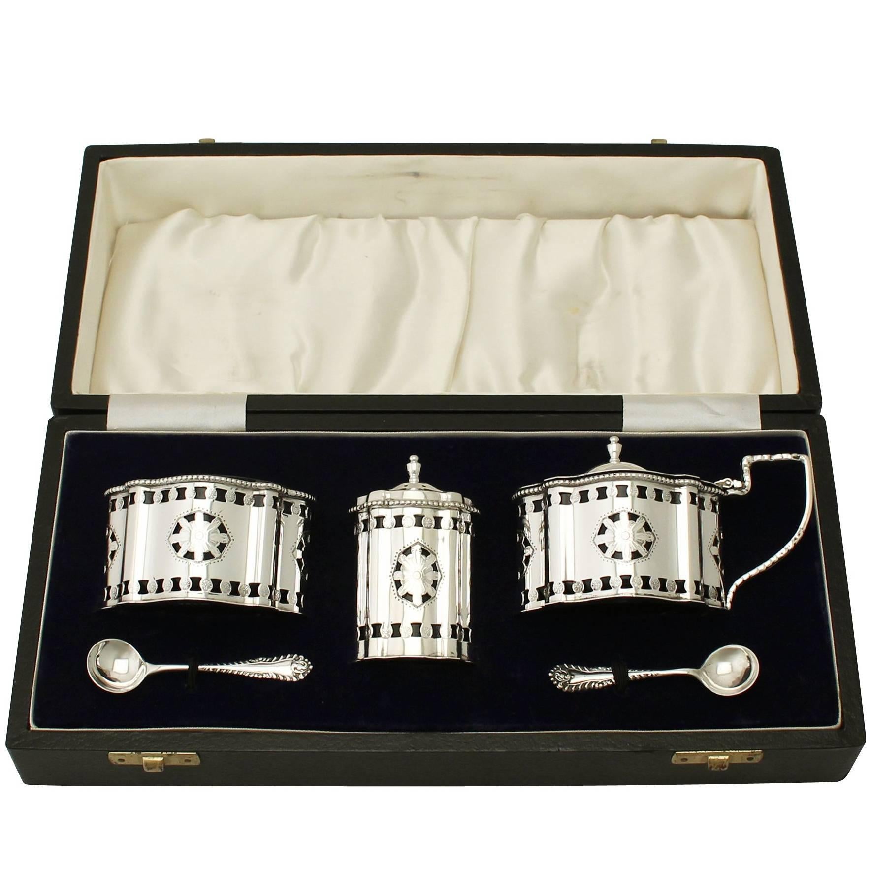 Antique Condiment Sets 41 For Sale on 1stdibs