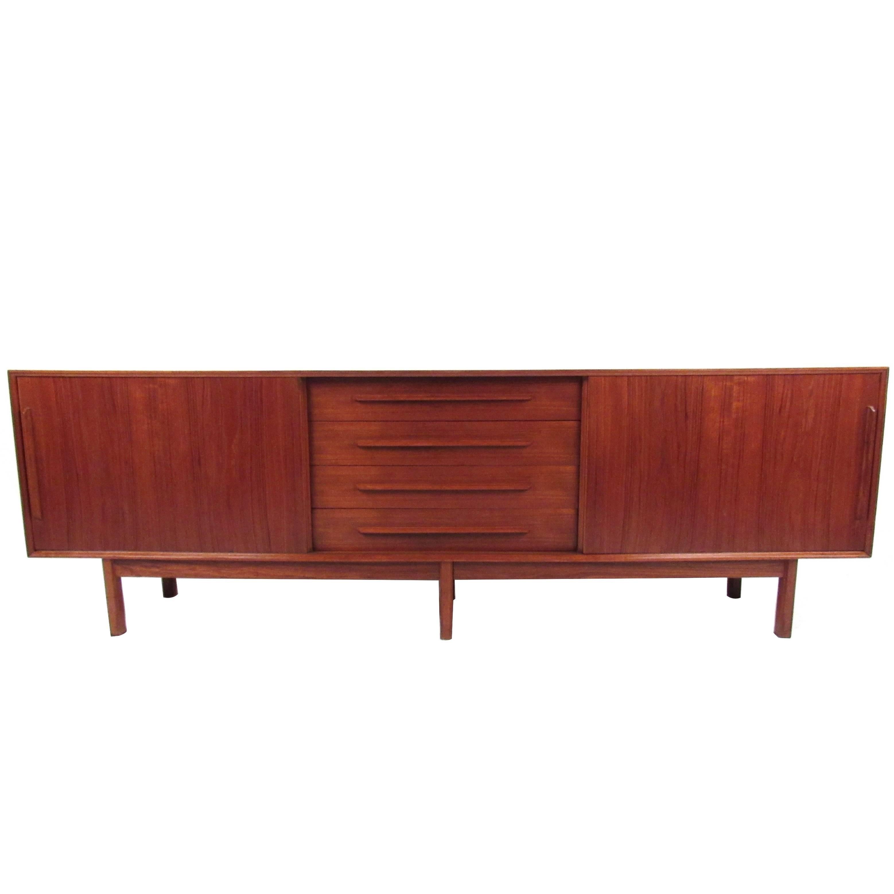 Scandinavian Teak Sideboard by Holmris Hansen Møbler