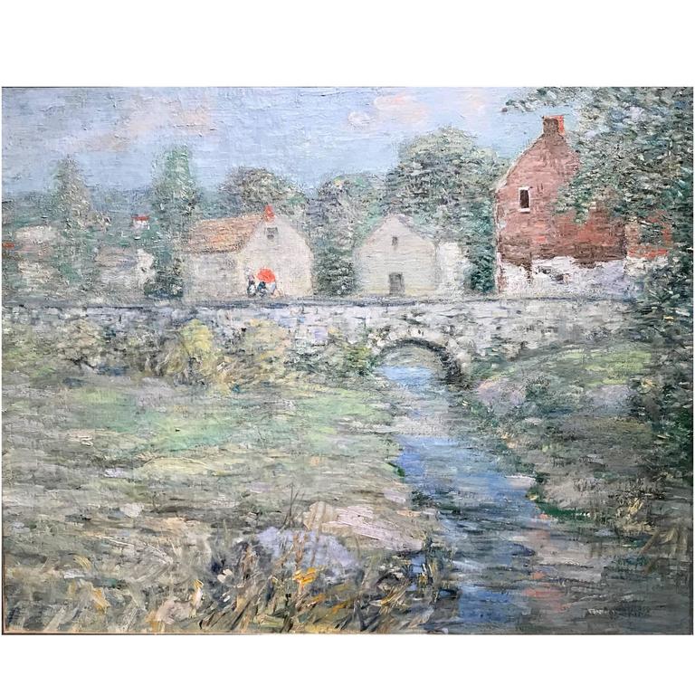 Paul Bernard King Pennsylvania Impressionist Oil Painting, Artists