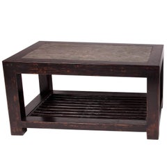 Chinese Table with Stone Top