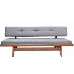 Vintage Restored Convertible Mid-Century Modern Daybed Sofa