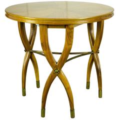 Art Deco Mid-Century Walnut Table