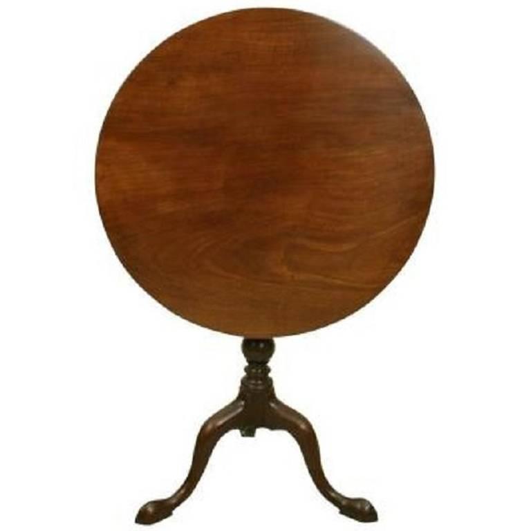 Antique TiltTop Mahogany Tripod Table For Sale at 1stdibs