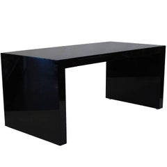 Paul Mayen Black Lacquer Desk