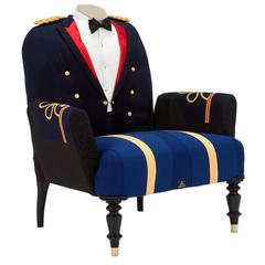 Vintage U.S. Military Parade Armchair