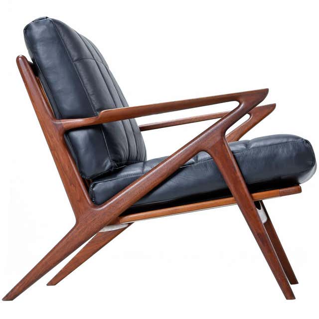 Restored Mid Century Modern Z-Chair at 1stDibs | mid century z chair, z ...