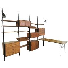 Expansive Mid-Century Modern "Omni" Wall Unit by George Nelson 2