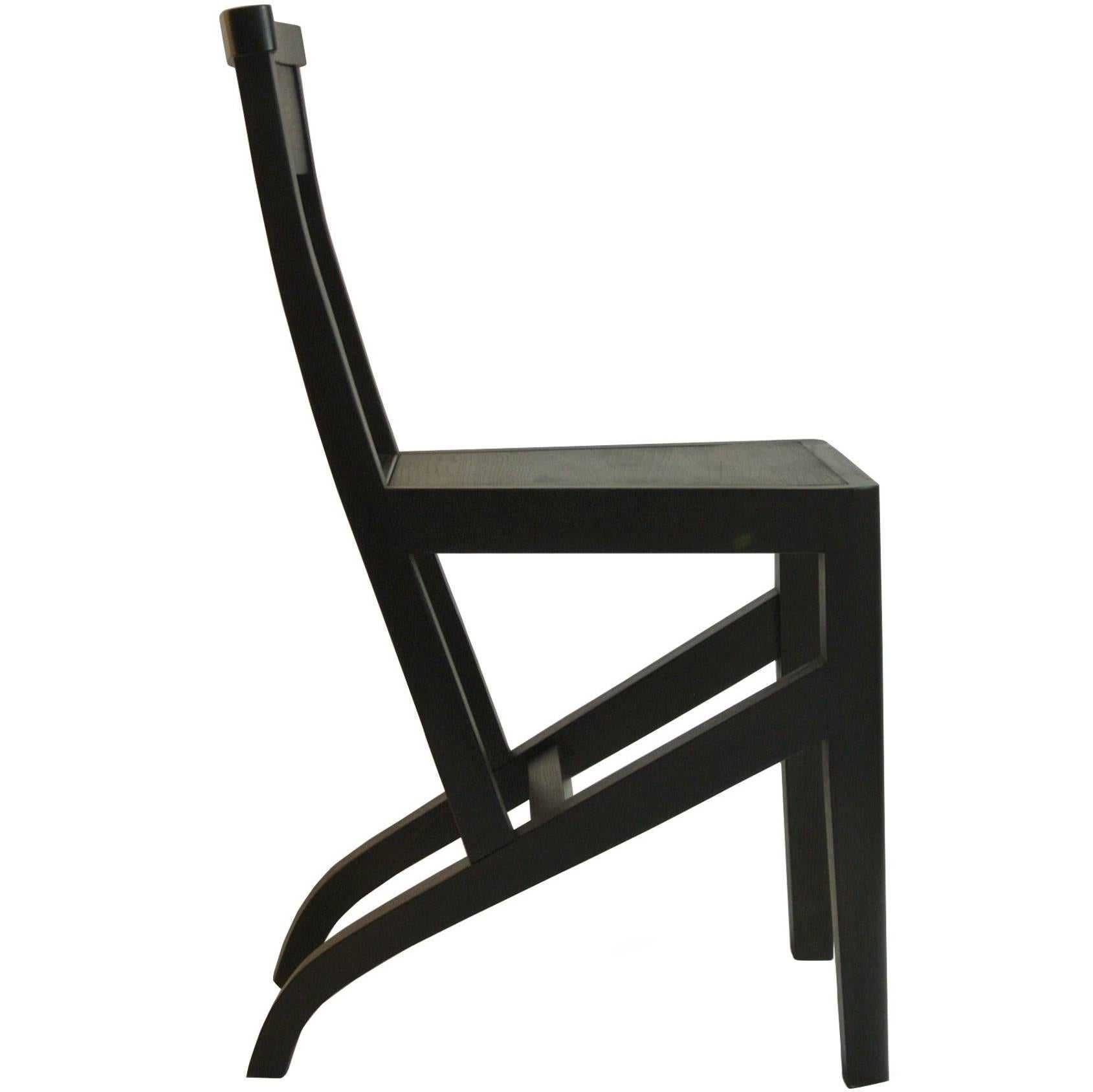 Potentino - chestnut dining chair, designed by Nigel Coates For Sale