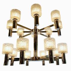 Moderne Style Double-Tiered Chandelier
