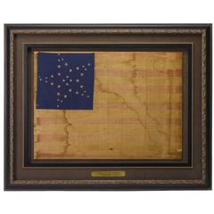 34-Star Civil War Kansas Flag, Great Star (Flower) Pattern, circa 1861