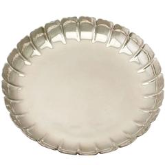 Antique Queen Anne Britannia Standard Silver Strawberry Dish 7
