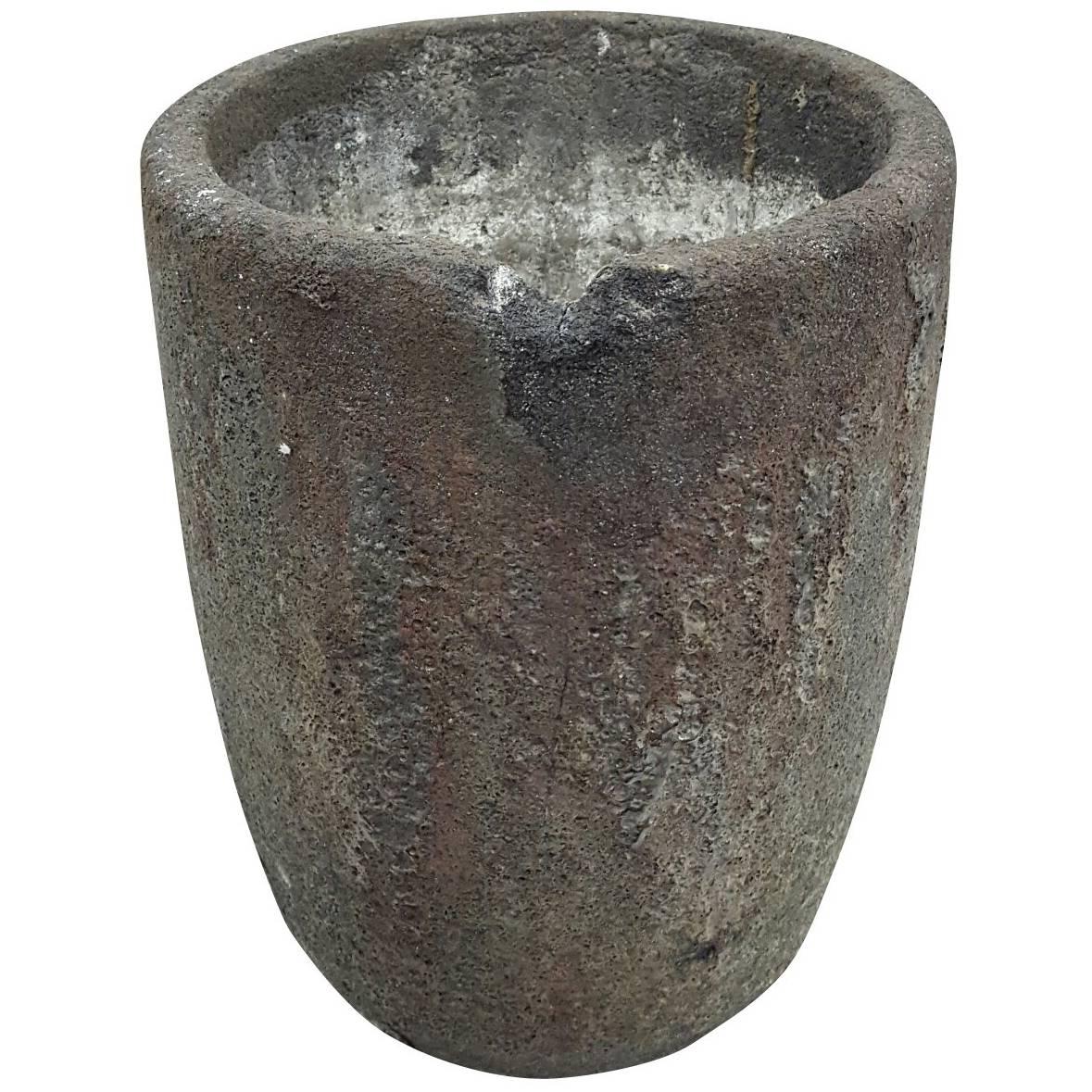 Antique Gray Stone Vase For Sale