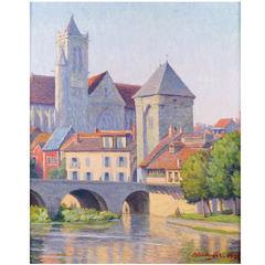Moret-sur-loing (1929) by A.B. Wright