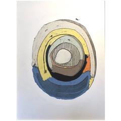 Chris Myott Abstract Oil Painting, Better Luck Tomorrow 1