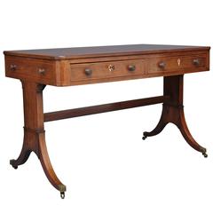 19th Century Regency Inlaid Rosewood Writing Table Desk